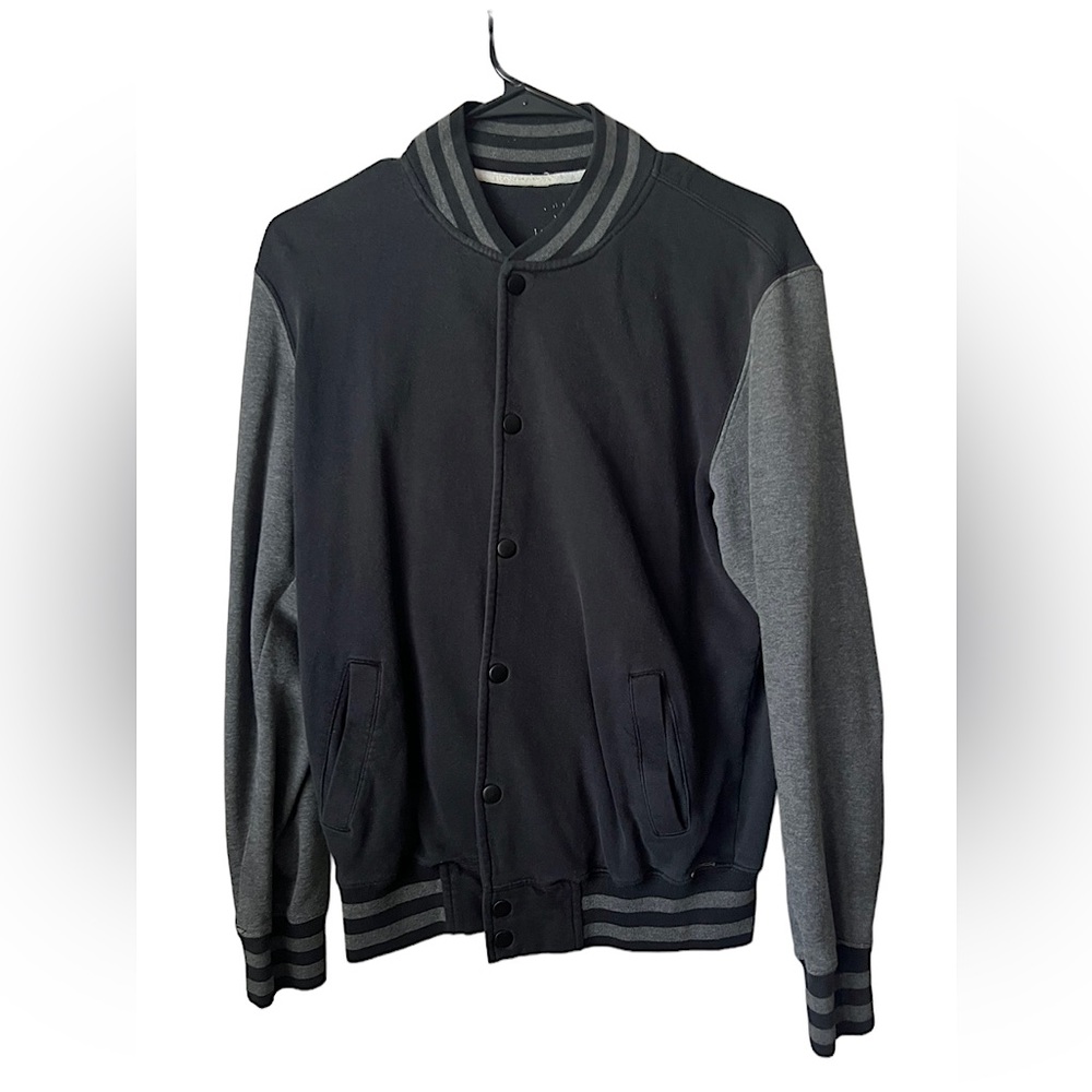 Varsity Button Up Sweater